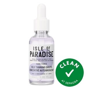 ISLE OF PARADISE Self Tanning Drops shade dark